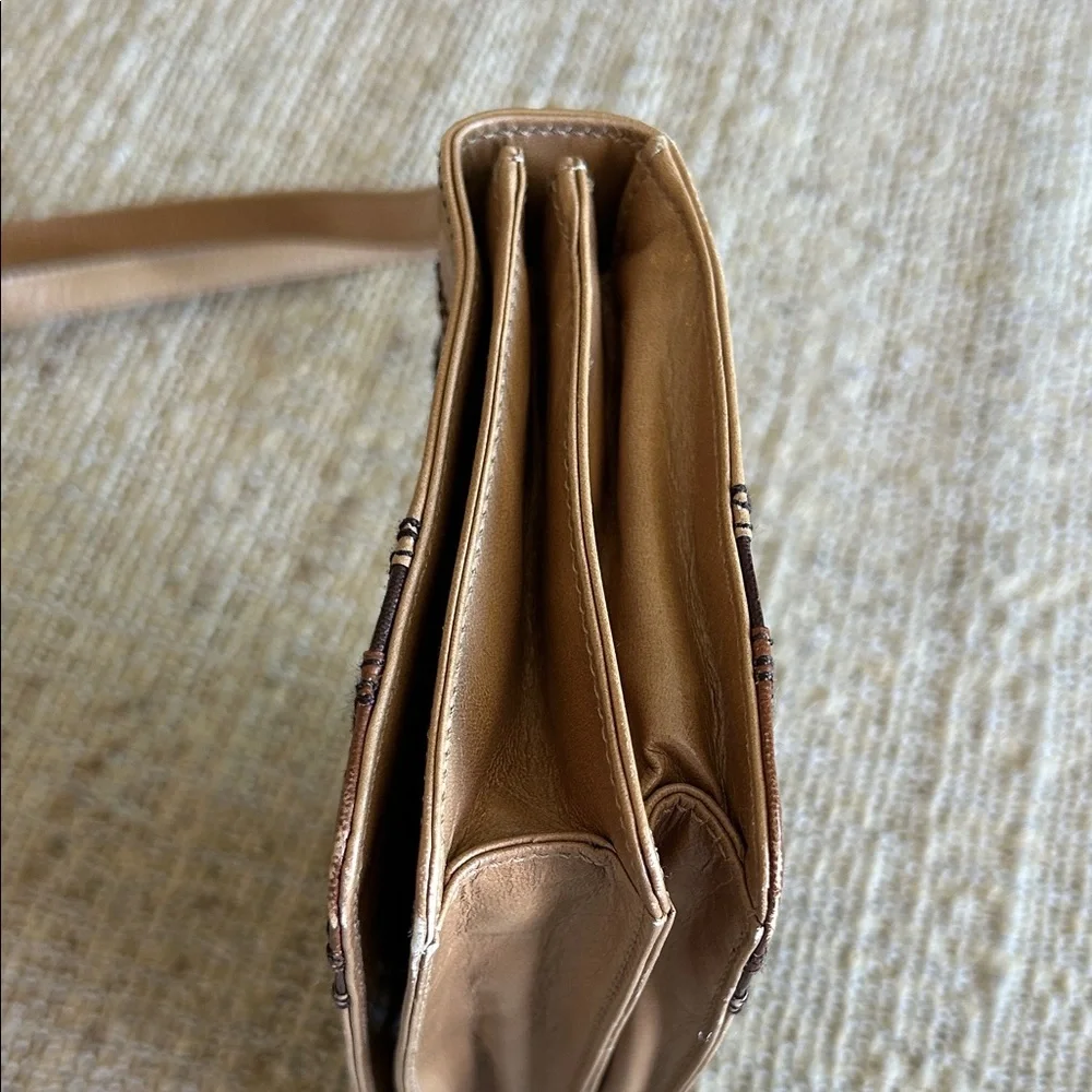 Prada Leather Bag in Brown and Tan - Picture 10 of 14